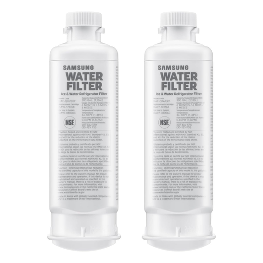 Samsung Genuine Refrigerator Water Filter HAF-QIN-2P/EXP 2 Pack